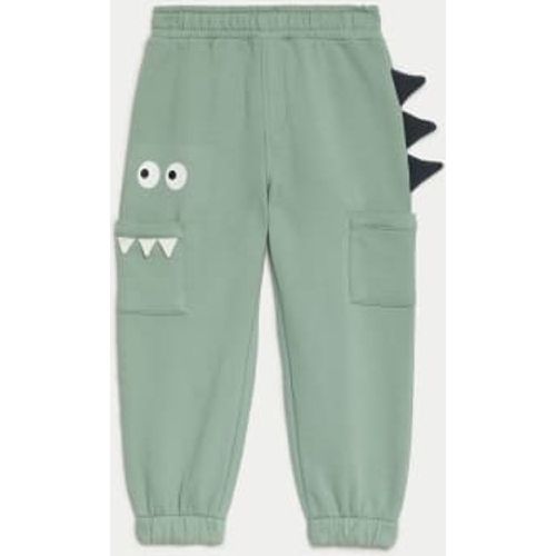 Boys Cotton Rich Monster Spike Joggers (2-8 Yrs) - - M&S Collection - Modalova