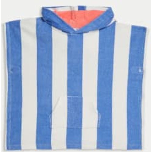 Boys,Unisex,Girls Pure Cotton Striped Poncho (2-8 Yrs) - - M&S Collection - Modalova