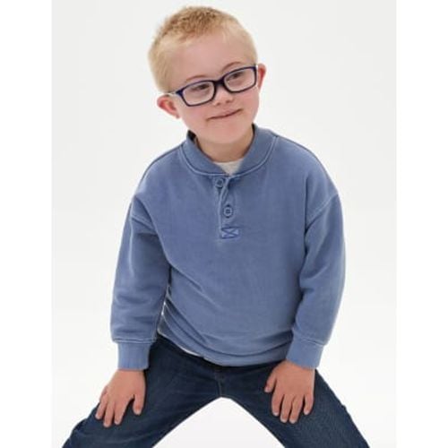 Boys Cotton Rich Sweatshirt (2-8 Yrs) - - M&S Collection - Modalova