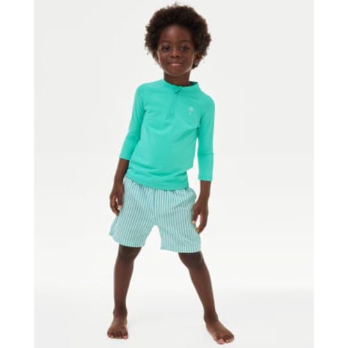 Boys,Unisex,Girls 2pc Striped Seersucker Swim Set (2-8 Yrs) - - M&S Collection - Modalova