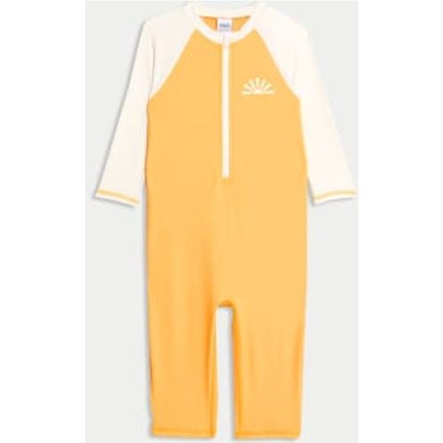 Boys,Unisex,Girls Colourblock Long Sleeve All In One (2-8 Yrs) - - M&S Collection - Modalova