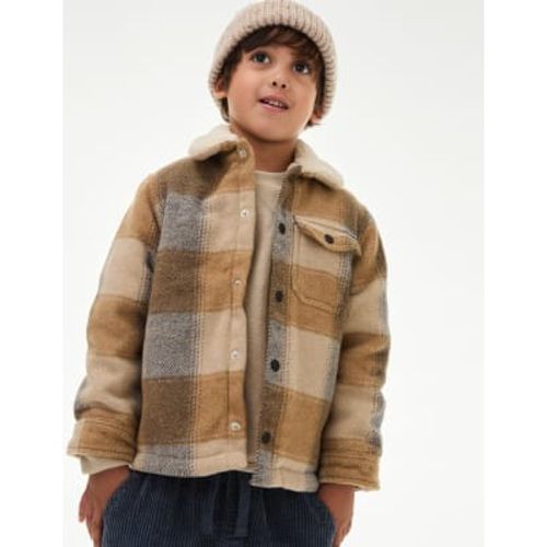 Boys Checked Shacket (2-16 Yrs) - - M&S Collection - Modalova