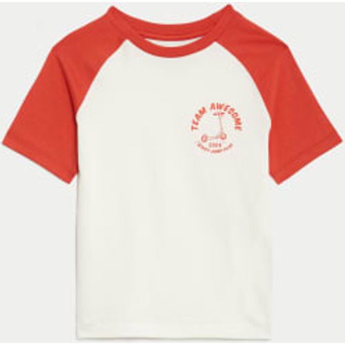 Boys Pure Cotton Scooter T-Shirt (2-8 Yrs) - - M&S Collection - Modalova