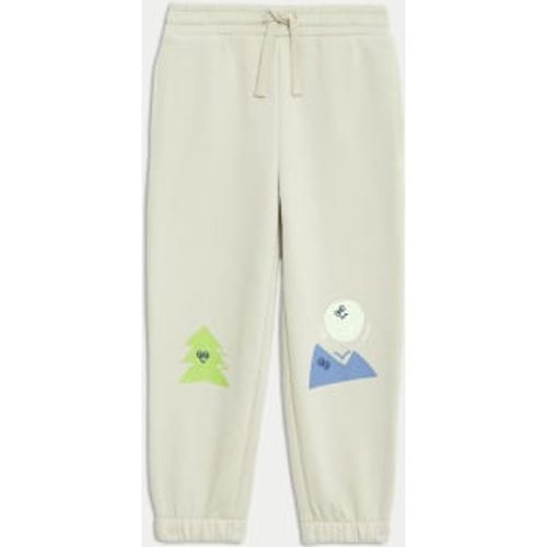 Boys Cotton Rich Joggers (2-8 Yrs) - - M&S Collection - Modalova