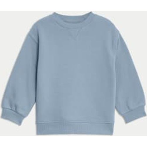 Boys,Unisex,Girls Cotton Rich Plain Sweatshirt (2-8 Yrs) - - M&S Collection - Modalova