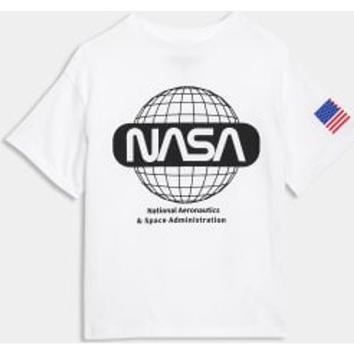 Boys Pure Cotton NASA™ T-Shirt (2-8 Yrs) - - M&S Collection - Modalova