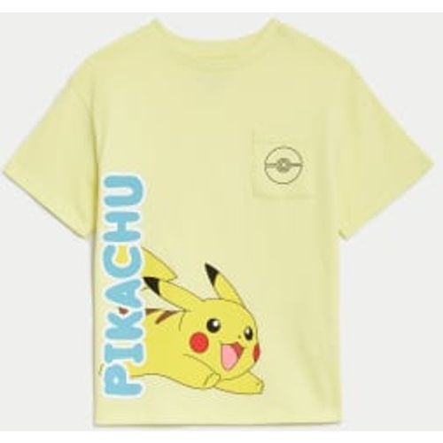 Boys Pure Cotton Pokemon™ T-Shirt (2-8 Yrs) - - M&S Collection - Modalova