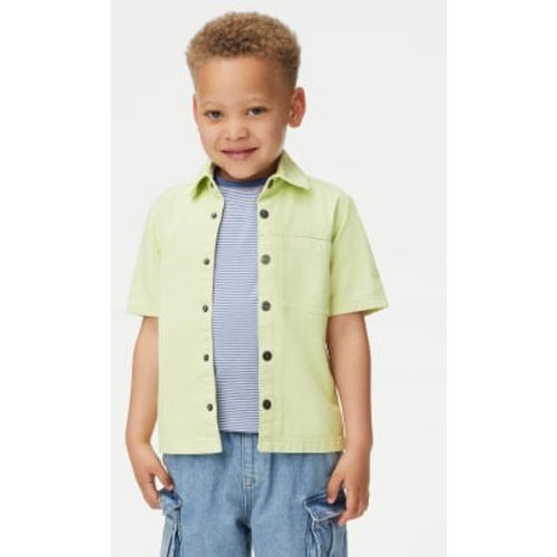 Boys 2pc Pure Cotton Shirt & T-Shirt Set (2-8 Yrs) - - M&S Collection - Modalova