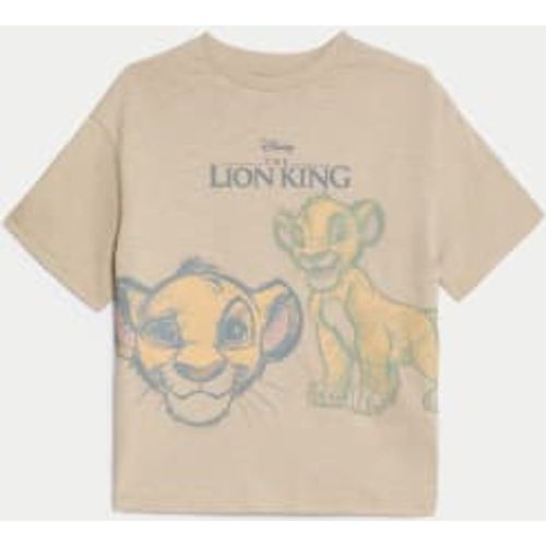 Boys Pure Cotton Lion King™ T-Shirt (2-8 Yrs) - - M&S Collection - Modalova