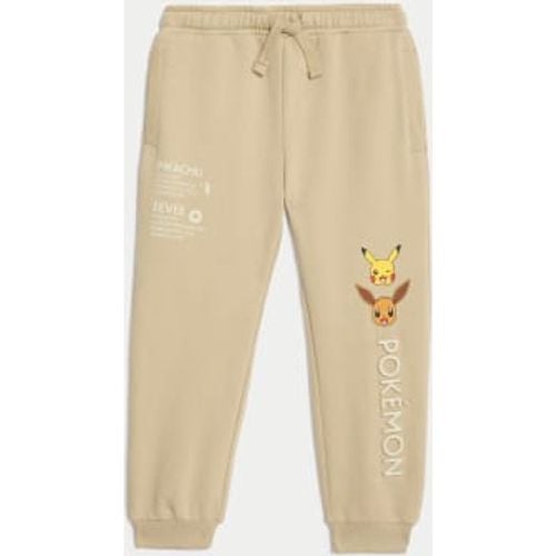 Boys Cotton Rich Pokémon™ Joggers (2-8 Yrs) - - M&S Collection - Modalova