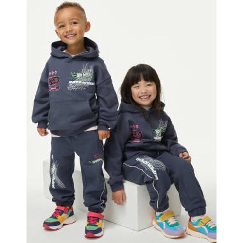 Boys Cotton Rich Print Joggers (2-8 Yrs) - - M&S Collection - Modalova