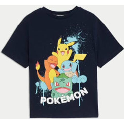 Boys Pure Cotton Pokémon™ T-Shirt (2-8 Yrs) - - M&S Collection - Modalova