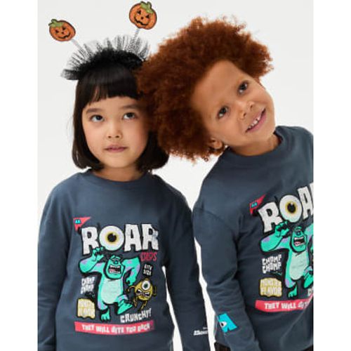 Boys Pure Cotton Monsters Inc™ Top (2-8 Yrs) - - M&S Collection - Modalova