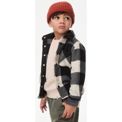 Boys Fleece Check Shacket (2-8 Yrs) - - M&S Collection - Modalova