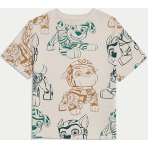 Boys Pure Cotton Paw Patrol™ T-Shirt (2-8 Yrs) - - M&S Collection - Modalova