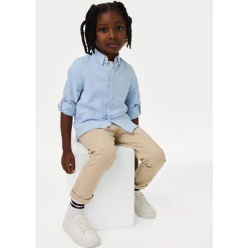 Boys Pure Cotton Oxford Shirt (2-8 Yrs) - - M&S Collection - Modalova