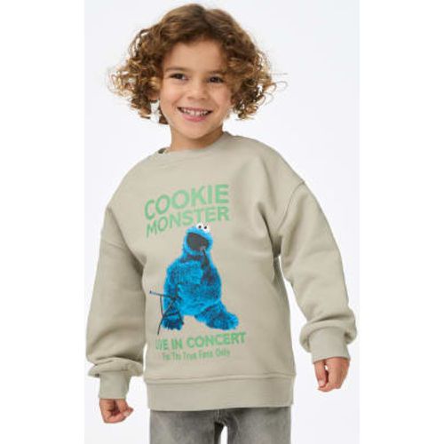 Boys Cotton Rich Cookie Monster Print Sweatshirt (2-8 Yrs) - - M&S Collection - Modalova