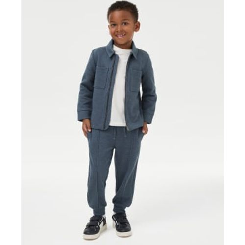 Boys 2pc Cotton Blend Top & Bottom Outfit (2-8 Yrs) - - M&S Collection - Modalova