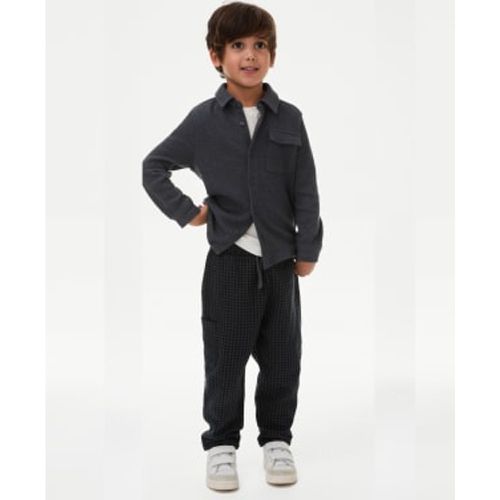 Boys 2pc Cotton Rich Shirt And Trousers Outfit (2-8 Yrs) - - M&S Collection - Modalova