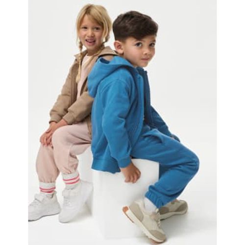 Boys,Unisex,Girls Cotton Rich Joggers (2-8 Yrs) - - M&S Collection - Modalova