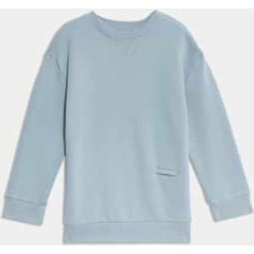 Boys Adaptive Cotton Rich Sweatshirt (2-16 Yrs) - - M&S Collection - Modalova