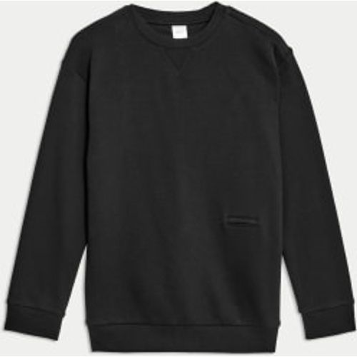 Boys Adaptive Cotton Rich Sweatshirt (2-16 Yrs) - - M&S Collection - Modalova