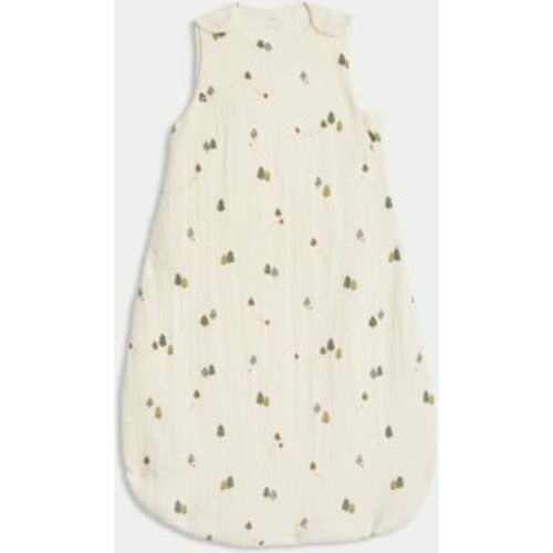 Unisex,Boys,Girls Cotton Rich 2.5 Tog Festive Sleeping Bag (0-3 Yrs) - - M&S Collection - Modalova