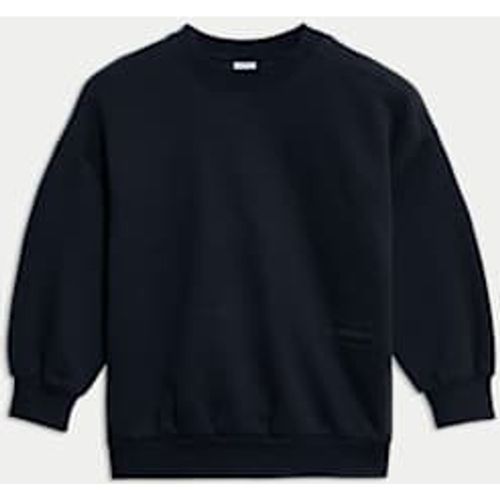 Boys Adaptive Cotton Rich Sweatshirt (2-16 Yrs) - M&S Collection - Modalova