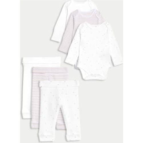 Unisex,Boys,Girls 3pk Pure Cotton Outfits (6½lbs-3 Yrs) - - M&S Collection - Modalova