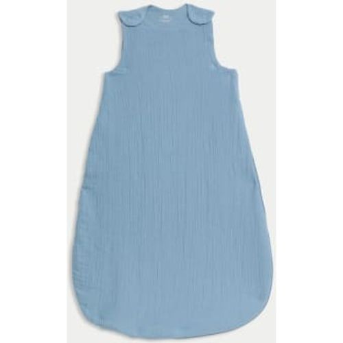 Unisex,Boys,Girls Pure Cotton 1.5 Tog Sleeping Bag (0-36 Mths) - M&S Collection - Modalova