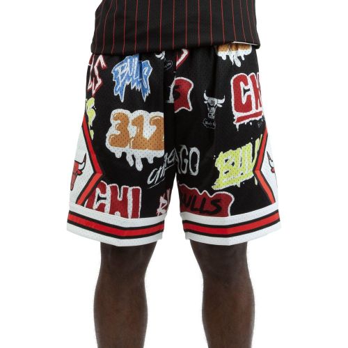 Shorts Chicago Bulls NBA Slap Sticker Swingman 1997 - Mitchell & Ness - Modalova