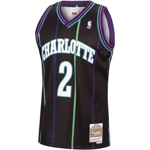 Maglia NBA Charlotte Hornets Larry Johnson - Mitchell & Ness - Modalova