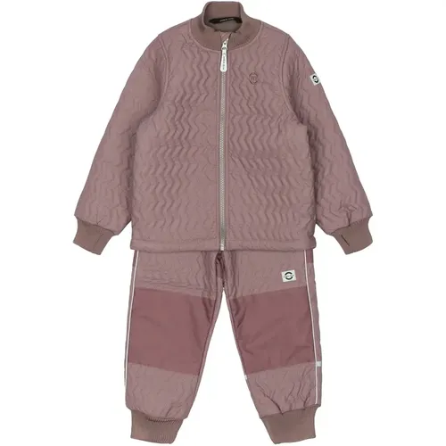 Ce set de DUVET doux est le vêtement thermique le plus chaud conçu par Mikk-Line, car la veste a une doublure en polaire chaude. Le tissu principal - MAG11168900 - Modalova