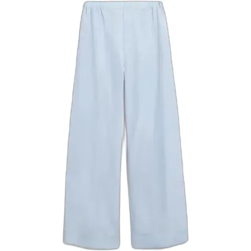 Die Hose aus JONVAALIE Stoff bietet eine bequeme Passform mit hoher Taille und weitem Bein. Der elastische Bund sorgt für einen angenehmen Sitz. Herg - MAG10066552 - Modalova