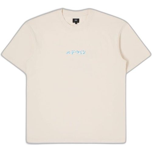 Das T-Shirt EDWIN Mountains Of The Mind I ist ein kurzärmeliges Oversize-T-Shirt aus 100 % Baumwolle mit einem gerippten Kragen.Hergestellt in Portug - MAG4374342 - Modalova