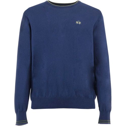 Der Rundhals-Pullover La Martina ist weit mehr als nur ein einfaches Kleidungsstück; er ist ein Statement für Stil und Komfort. Entworfen für dieje - MAG11068214 - Modalova