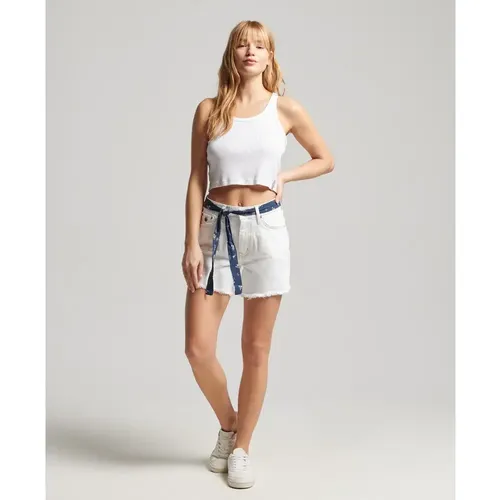 Wenn du nach einem Retro-Look suchst, sind unsere Shorts Vintage Mid Rise genau das Richtige für dich. Mit diesem klassischen Modell gibt es kein Ris - MAG3610479 - Modalova