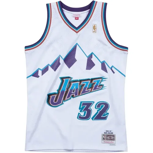 Maglia Nba Utah Jazz Karl Malone - Mitchell & Ness - Modalova