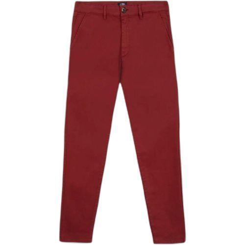 Stil : Chino-StilGürtel : gerader Gürtel mit SchlaufenVerschluss : ReißverschlussBauweise : TwillVerarbeitung : Dehnbarem Material Modell in der Vo - MAG11042014 - Modalova