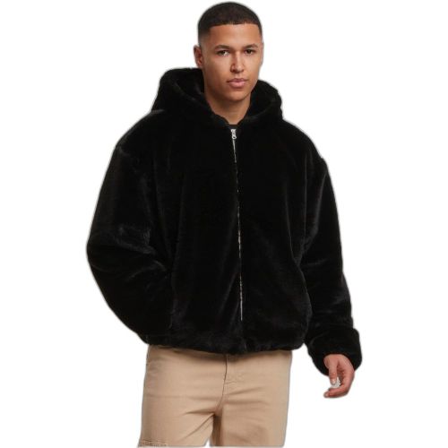 Il sweatshirt con cappuccio zip in finta pelliccia Urban Classics Basic Essential è un must per chi cerca comfort e stile nella quotidianità. Proget - MAG11604809 - Modalova