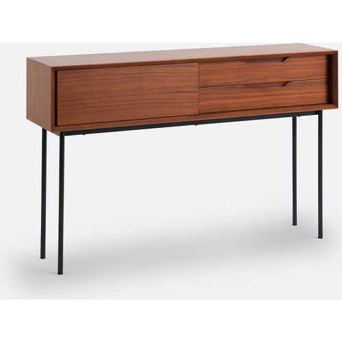 Noyeto Walnut Veneer Console Table - LA REDOUTE INTERIEURS - Modalova