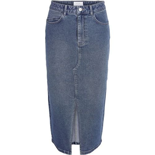 Denim Midi Skirt - Noisy May - Modalova