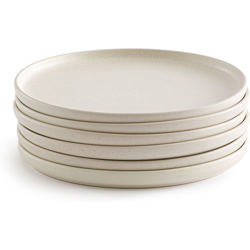 Set of 6 Tecka Speckled Matte Stoneware Plates - LA REDOUTE INTERIEURS - Modalova