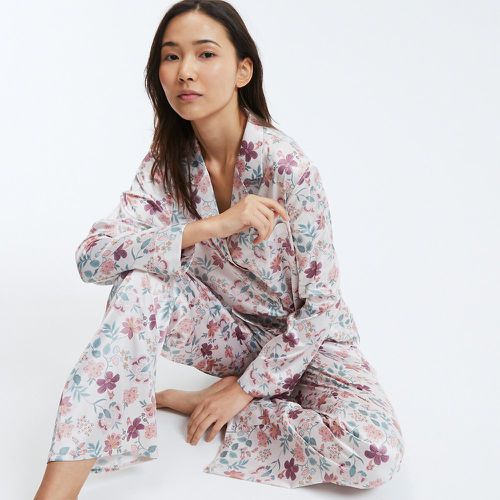 Floral Print Satin Pyjamas - LA REDOUTE COLLECTIONS - Modalova