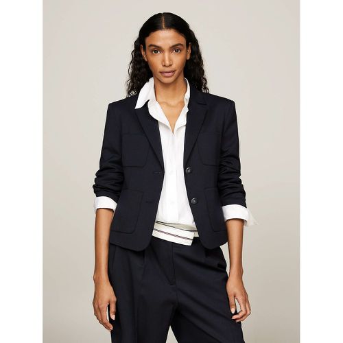 Short Buttoned Blazer - Tommy Hilfiger - Modalova