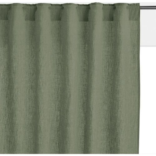 Onega Washed Linen Single Curtain with Concealed Tabs - LA REDOUTE INTERIEURS - Modalova