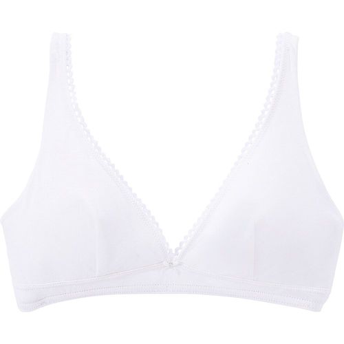 Cotton Triangle Bra - PETIT BATEAU - Modalova