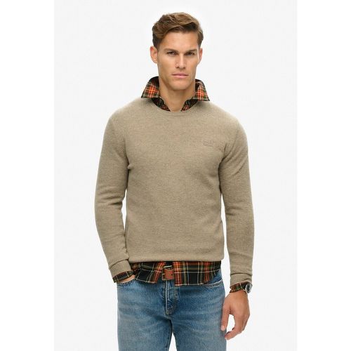 Essential Slim Fit Jumper with Crew Neck - Superdry - Modalova