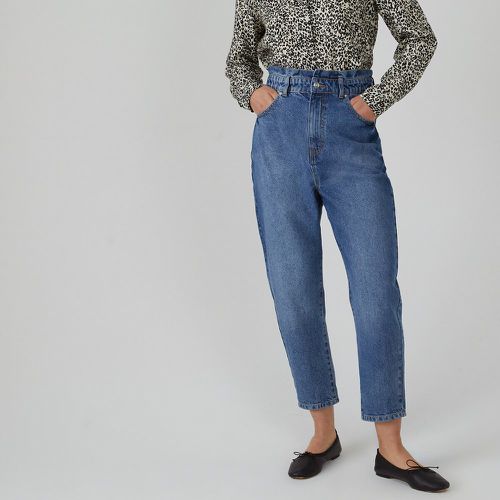 Paper Bag Balloon Jeans with High Waist, Length 25.5" - LA REDOUTE COLLECTIONS - Modalova