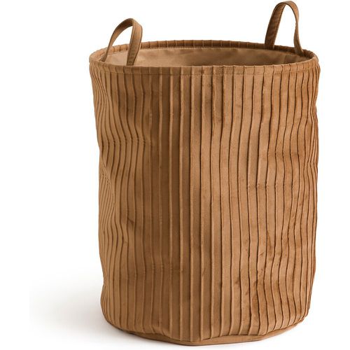 Velvetas Pleated Velvet Laundry Basket - LA REDOUTE INTERIEURS - Modalova